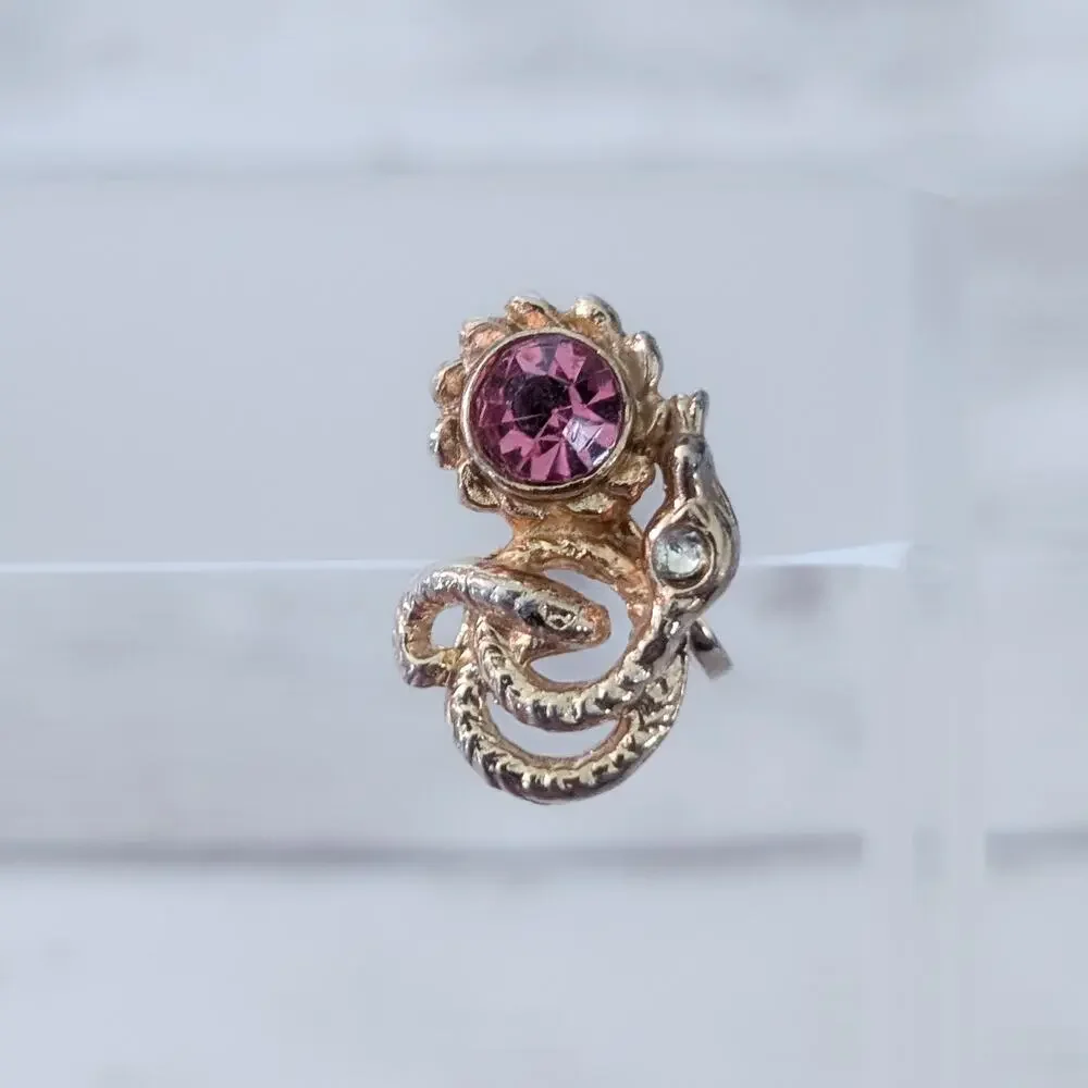 Vintage screw earrings